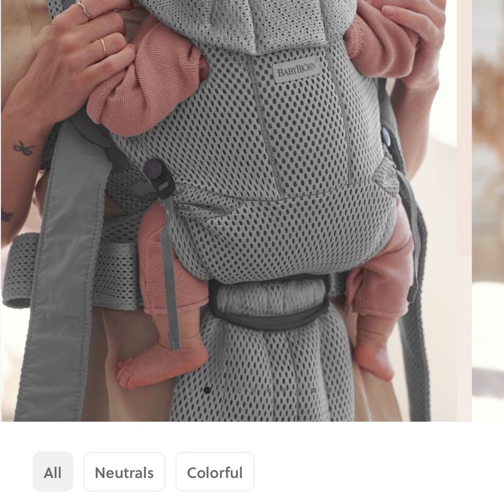 Babybjorn mesh free carrier